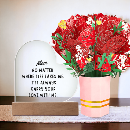 “Always Carry Your Love” Acrylic Plaque - A Beautiful Gift for Mom